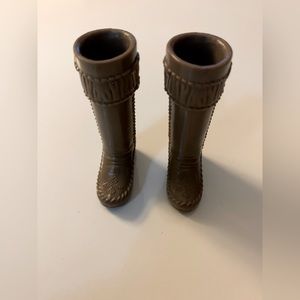 MGA Bratz Pair Doll Shoes Feet Replacement Brown Boots
